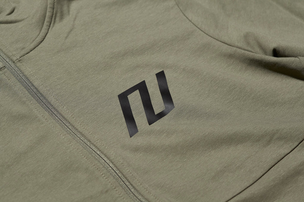 Performance Zip Hoodie - Forest